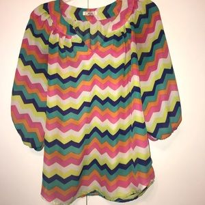 Boutique Chevron Top